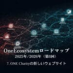 OneEcosystem Roadmap 2025/2026 (8.)7. Die neue Website von ONE Charity